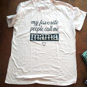 Light pink mama shirt